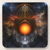 Dream Orb Fractal Art Onderzetter Set (Voorkant)