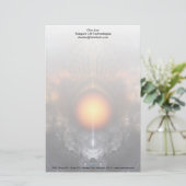 Dream Orb Fractal Art Stationery Briefpapier (Staand voorkant)