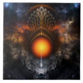 Dream Orb Fractal Art Tegel Tegeltje (Voorkant)