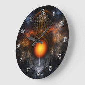 Dream Orb Fractal Art Wall klok (Hoek)