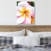 Dream Palette: franjipani flower Canvas Afdruk (Insitu (Slaapkamer))