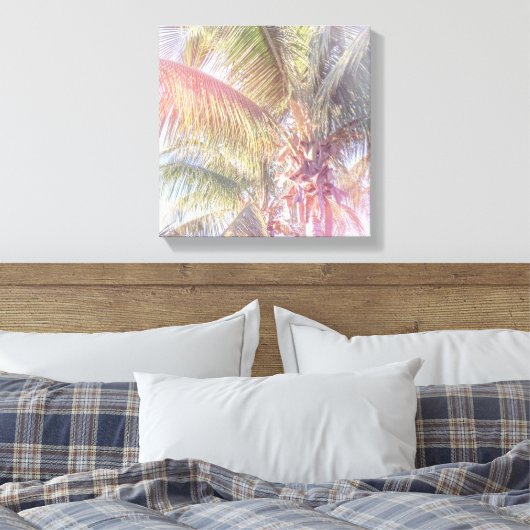 Dream Palm Tree Canvas Afdruk (Insitu (Slaapkamer))