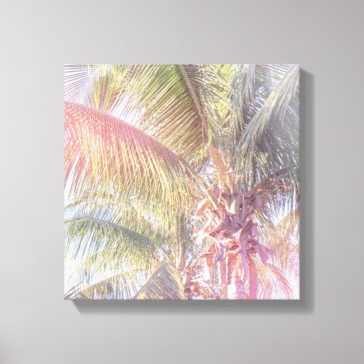 Dream Palm Tree Canvas Afdruk (Voorkant)