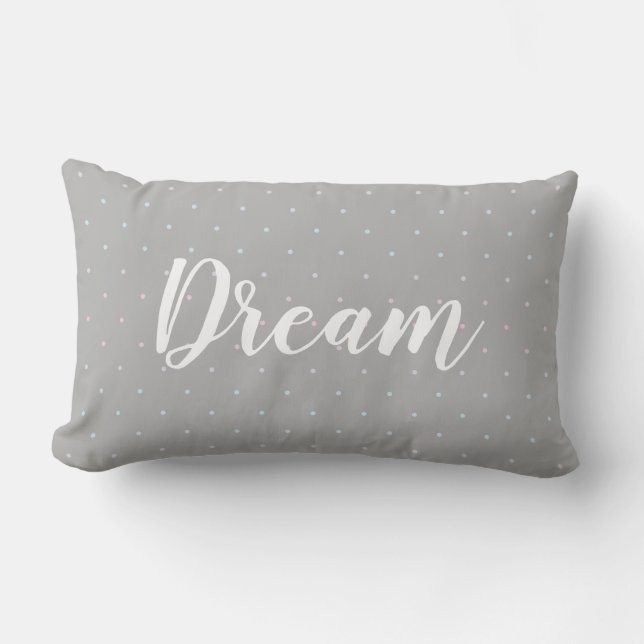 Dream Pastel Dot Pattern Pillow Kussen (Voorkant)