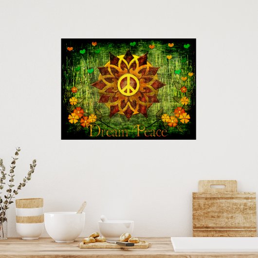 Dream Peace Poster (Keuken)