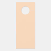 Dream Peach Floral bruiloft gast niet storen Deurhanger (Achterkant)