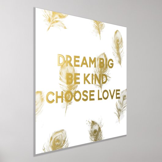 Dream Peacock Feathers Folie Afdrukken (Laagn)