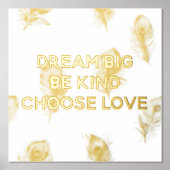 Dream Peacock Feathers Folie Afdrukken (Voorkant)