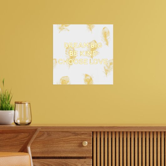 Dream Peacock Feathers Folie Afdrukken (Insitu (Woonkamer))