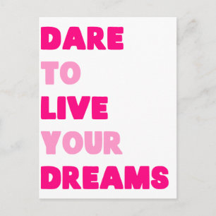 Dream Pink Briefkaart