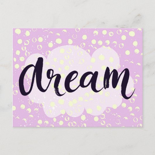 Dream Pink Briefkaart (Voorkant)
