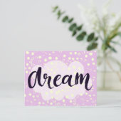 Dream Pink Briefkaart (Staand voorkant)
