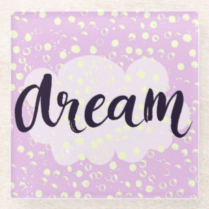 Dream Pink Glazen Onderzetter