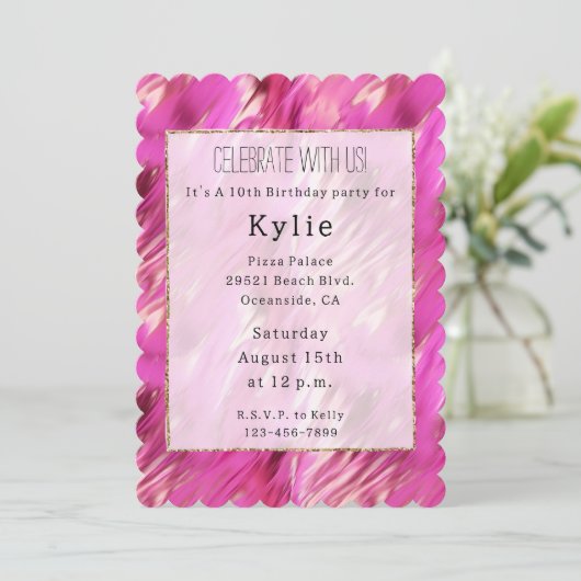  Dream Pink Kaart (Staand voorkant)