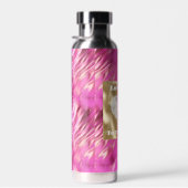  Dream Pink Love Gold Glitter Sparkle Waterfles (Rechts)