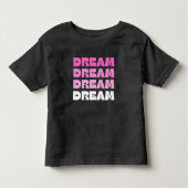 Dream Pink Ombre T-shirt voor meisjes (Voorkant)