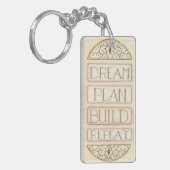 Dream Plan Build Herhaal Sleutelhanger (Voorkant Links)