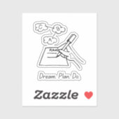 Dream Plan Do – Action Sticker (Vel)