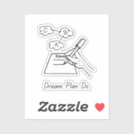 Dream Plan Do – Action Sticker