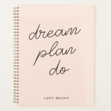 Dream Plan Do | Blush roze, modern, stijlvol scrip
