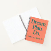 Dream Plan Do Goal Tracker Bullet Journal Notitieboek (Binnen)