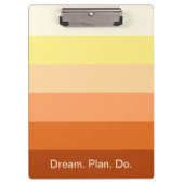 Dream Plan Do – Kleurverloop Terug naar school - Klembord (Voorkant)