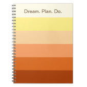 Dream Plan Do – Kleurverloop Terug naar school - Notitieboek (Voorkant)