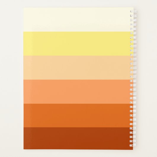 Dream Plan Do – Kleurverloop Terug naar school - Planner (Achterkant)