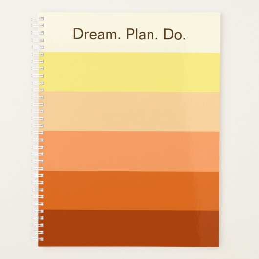 Dream Plan Do – Kleurverloop Terug naar school - Planner (Voorkant)