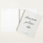 Dream Plan Do | Modern minimalistische eenvoudige  Planner (Display)