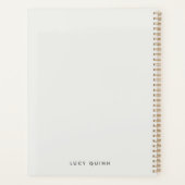 Dream Plan Do | Modern minimalistische eenvoudige  Planner (Achterkant)