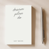 Dream Plan Do | Modern minimalistische eenvoudige  Post-it® Notes