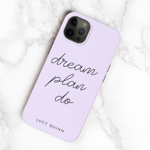 Dream Plan Doet het Lila Paarse Gematigde Feminine iPhone 14 Hoesje