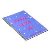 Dream. Plan. Go. – Motivational Notebook Notitieboek (Rechterzijde)