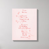 Dream Poem Canvas Afdruk (Voorkant)