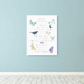 Dream Poem Canvas Afdruk (Insitu (Houten vloer))