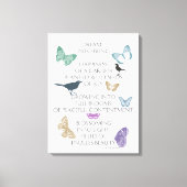 Dream Poem Canvas Afdruk (Voorkant)