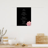 Dream Poem met Lotus Flower Poster (Keuken)