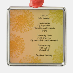 Dream Poem Metalen Ornament