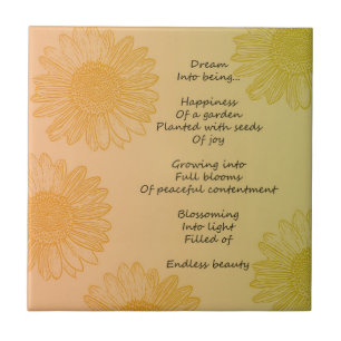 Dream Poem Tegeltje