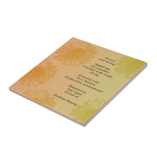 Dream Poem Tegeltje (Zijkant)