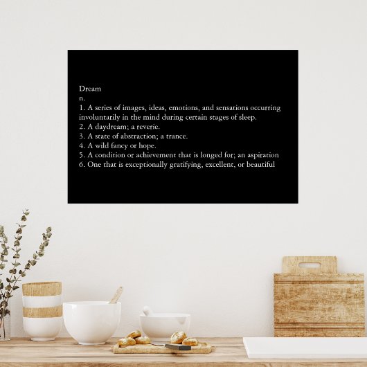 Dream Poster (Keuken)