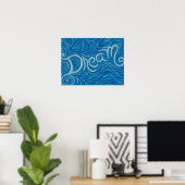 Dream Print op Canvas (Thuiskantoor)