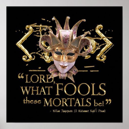 Dream Quote (Gold Version), Midzomer-nacht Poster (Voorkant)