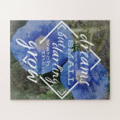 Dream quote puzzle nursery art, baby shower gift legpuzzel (Horizontaal)