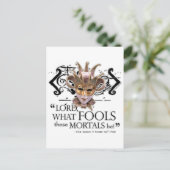 Dream Quote van Midzomer Night Briefkaart (Staand voorkant)
