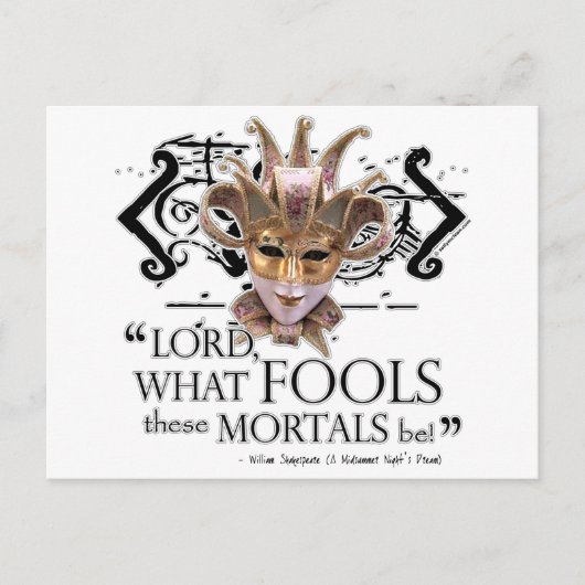 Dream Quote van Midzomer Night Briefkaart (Voorkant)