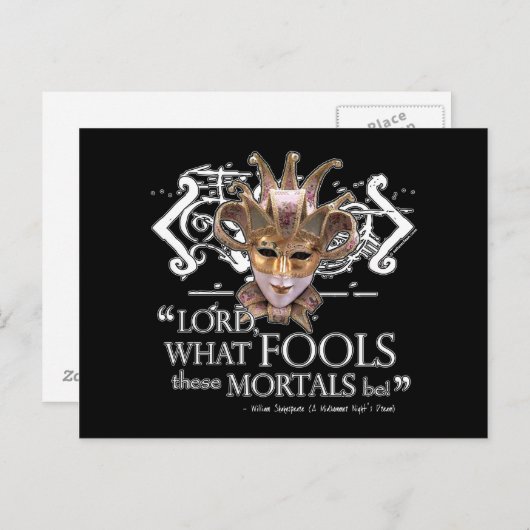 Dream Quote van Midzomer Night Briefkaart (Voorkant / Achterkant)