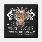 Dream Quote van Midzomer Night Magneet (Voorkant)