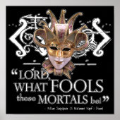 Dream Quote van Midzomer Night Poster (Voorkant)